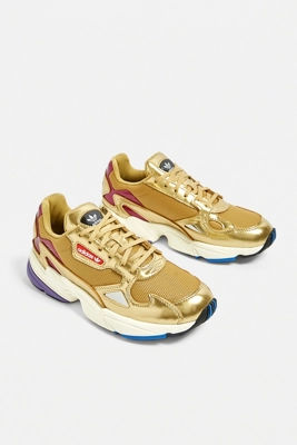 adidas Originals Falcon Gold Trainers gold UK 4 at Urban