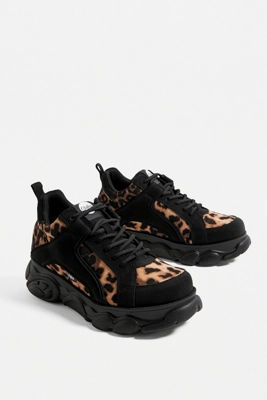 Buffalo leopard shop trainers