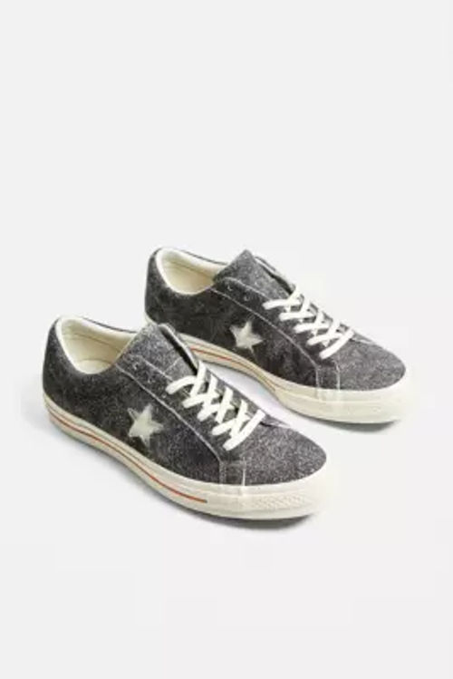 Converse One Star Washed Suede Trainers grey 9 at Urban Outfitters | Compare | Highcross Shopping Centre Leicester