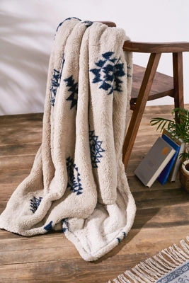 Leeds outlet sherpa blanket