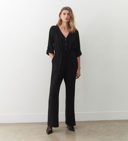 Finery Annmarie Black Jumpsuit