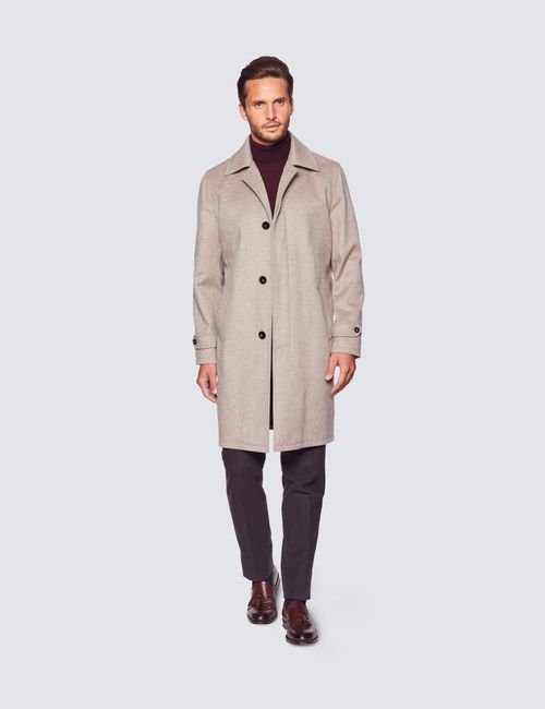 Hawes & Curtis Stone Wool Coat