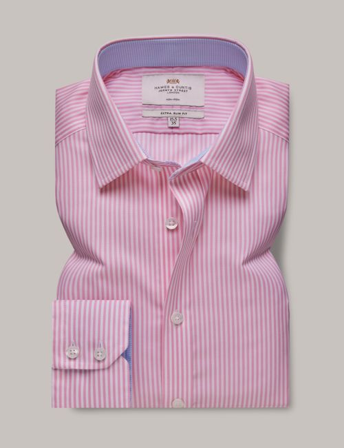 Hawes & Curtis Non-Iron Pink...