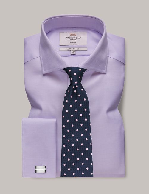 Hawes & Curtis Non-Iron Lilac...