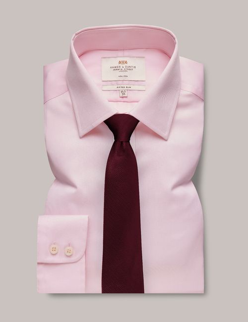 Hawes & Curtis Non-Iron Pink...