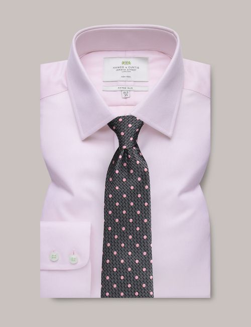 Hawes & Curtis Non-Iron Pink...