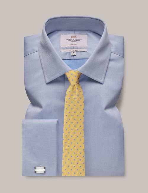 Hawes & Curtis Non-Iron Blue...