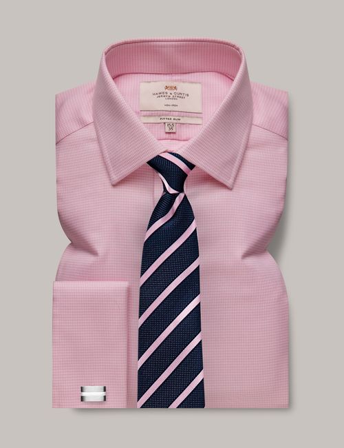 Hawes & Curtis Non-Iron Pink...