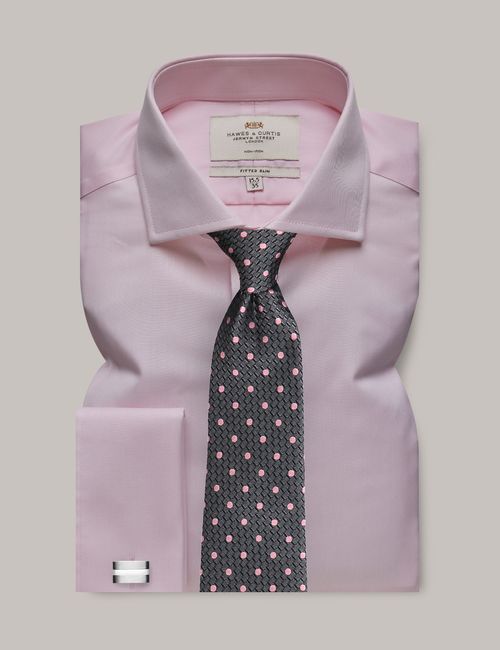 Hawes & Curtis Non-Iron Pink...