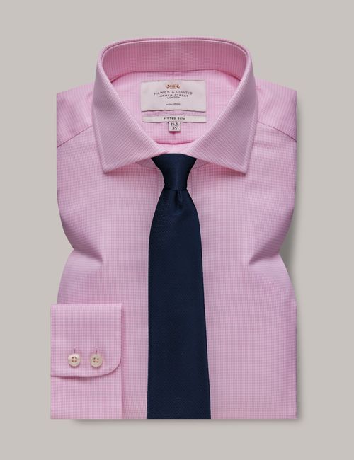 Hawes & Curtis Non-Iron Pink...