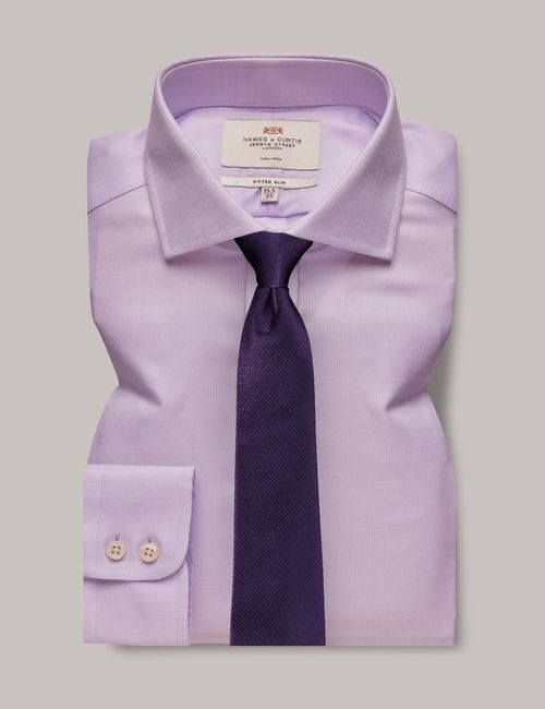 Hawes & Curtis Non-Iron Lilac...