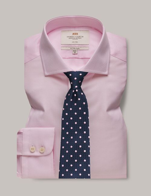 Hawes & Curtis Non-Iron Pink...