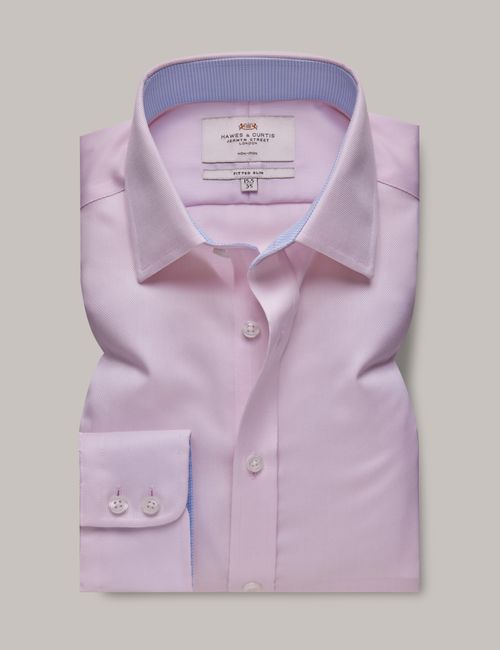 Hawes & Curtis Non-Iron Pink...