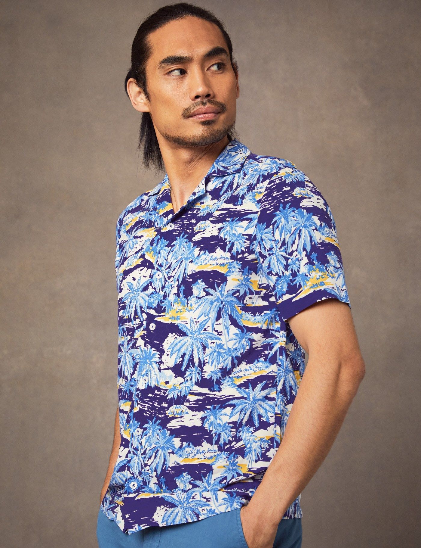 Curtis Red Panda Print Relaxed Fit 