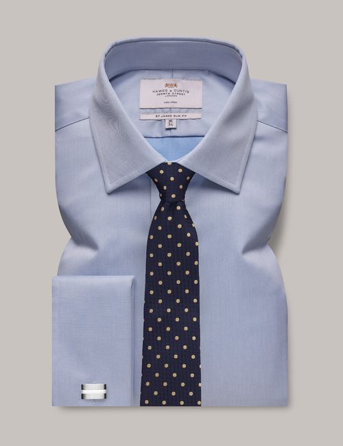 Hawes & Curtis Non-Iron Blue...