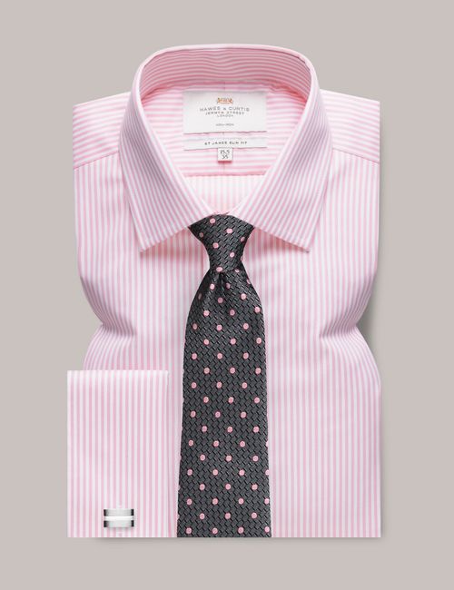 Hawes & Curtis Non-Iron Pink...