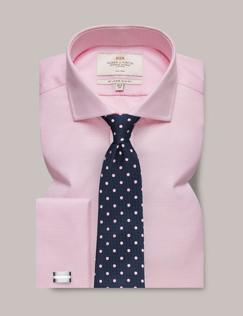 Hawes & Curtis Non-Iron Pink...