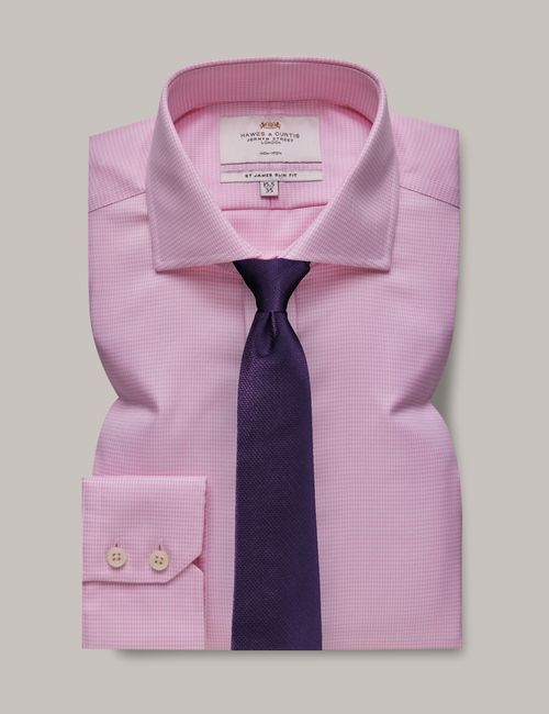 Hawes & Curtis Non-Iron Pink...