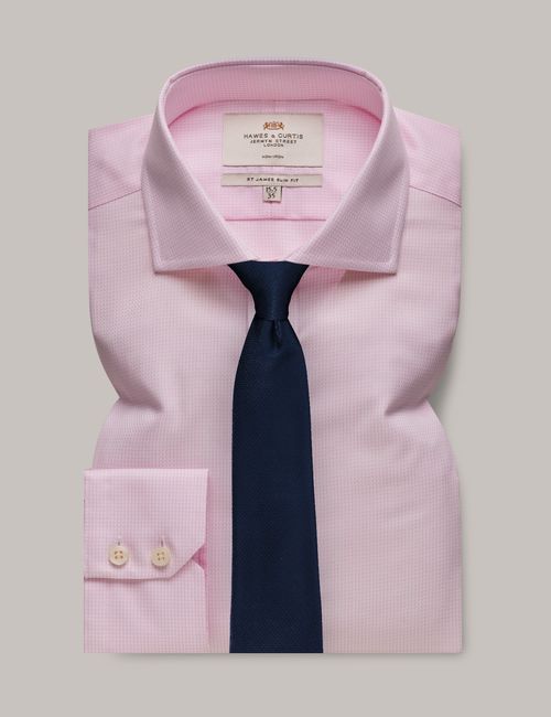 Hawes & Curtis Non-Iron Pink...