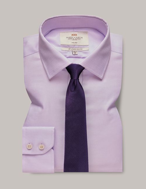 Hawes & Curtis Non-Iron Lilac...