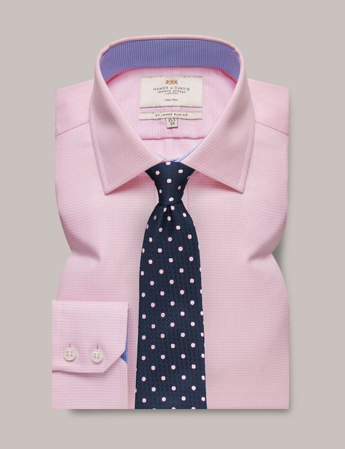 Hawes & Curtis Non-Iron Pink...