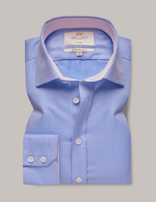 Hawes & Curtis Non-Iron Blue...