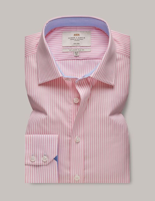 Hawes & Curtis Non-Iron Pink...