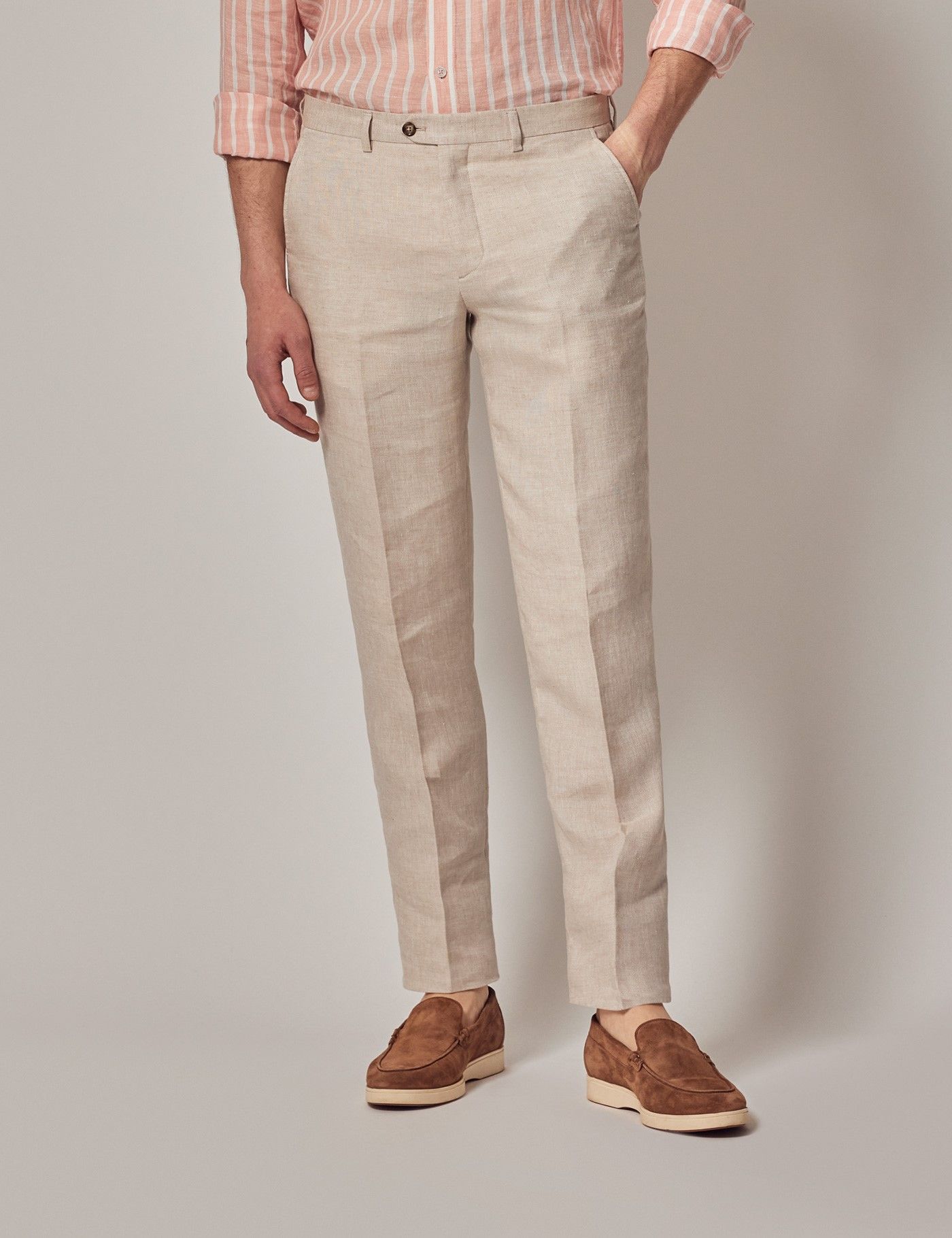 Reiss Belmont Slim Fit Side Adjuster Trousers | REISS USA