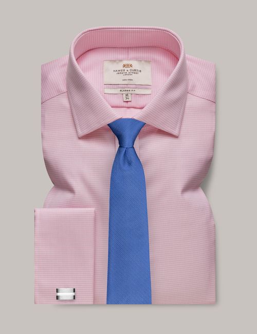 Hawes & Curtis Non-Iron Pink...