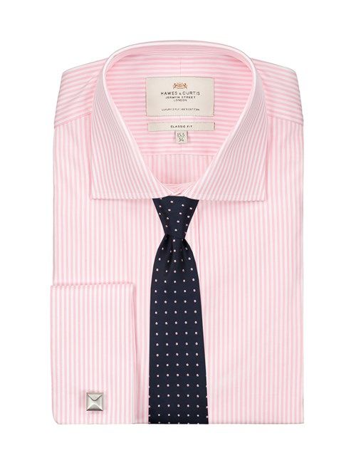 Men's Formal Pink & White...