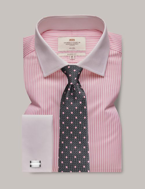 Hawes & Curtis Non-Iron Pink...