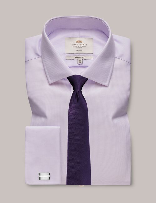 Hawes & Curtis Non-Iron Lilac...