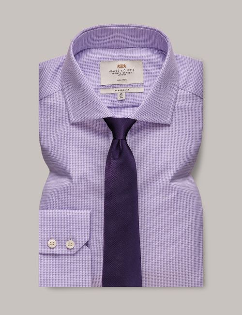 Hawes & Curtis Non-Iron Lilac...