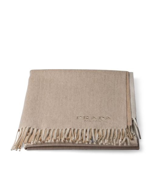 Prada Wool-Cashmere Two-Tone...