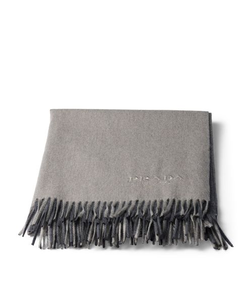 Prada Wool-Cashmere Two-Tone...