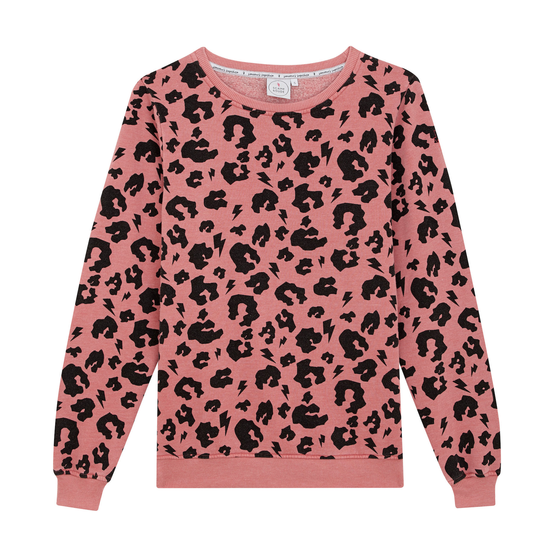 leopard print sweatshirt by Scamp 