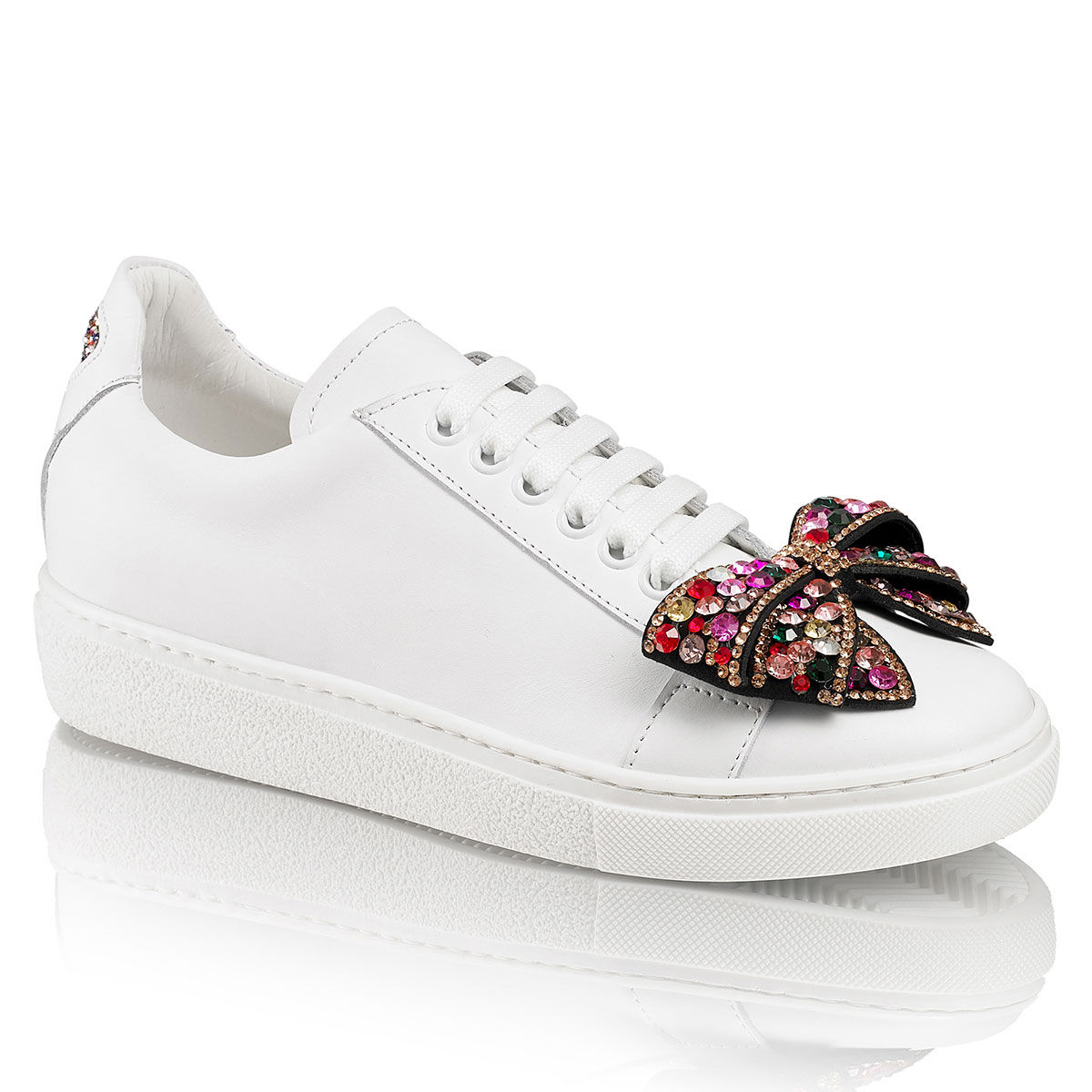 russell and bromley white trainers