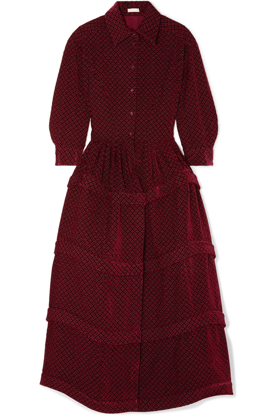 alaia velvet dress