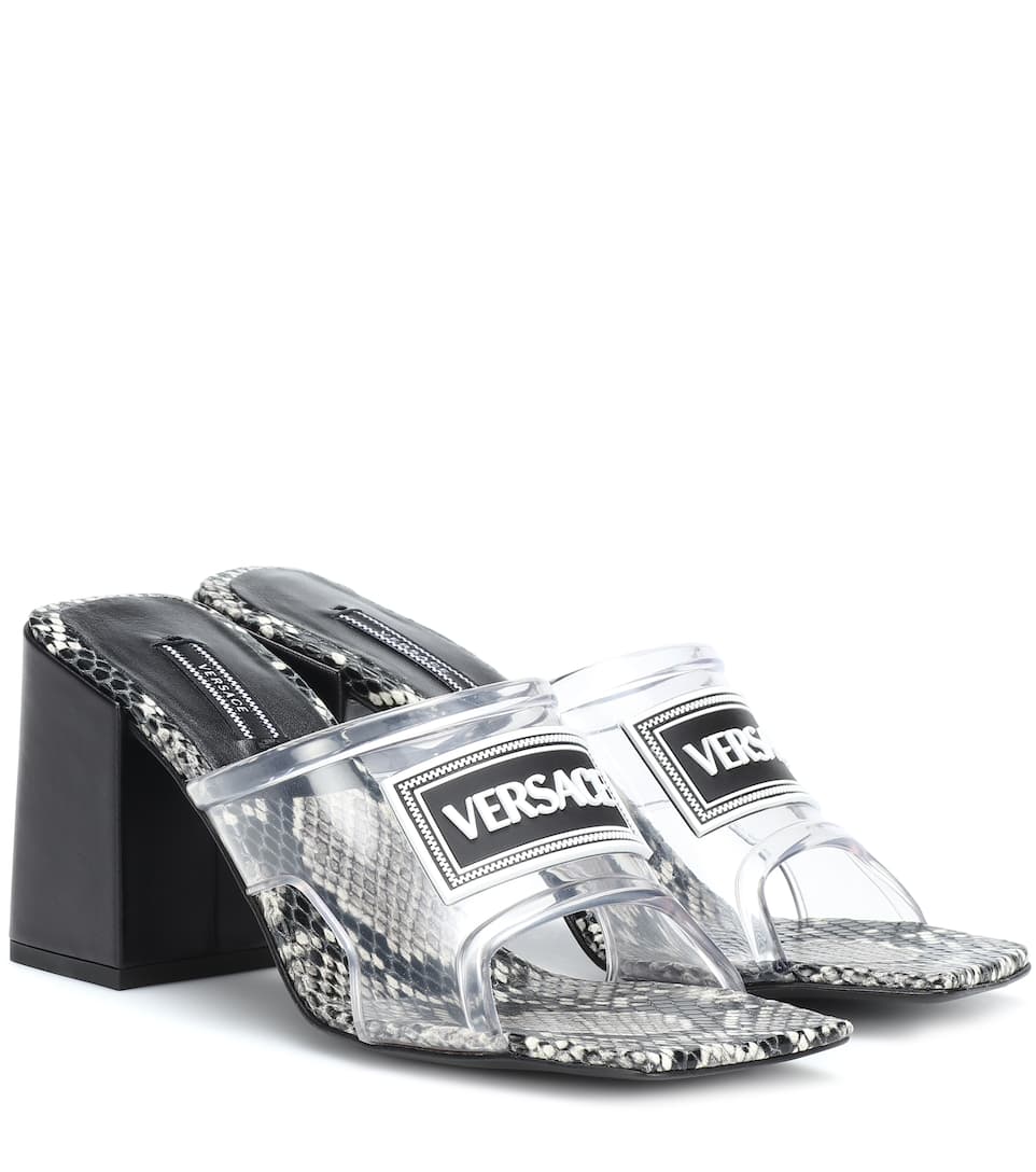 versace mules pvc