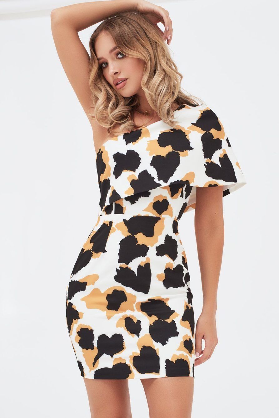 lavish alice leopard print dress