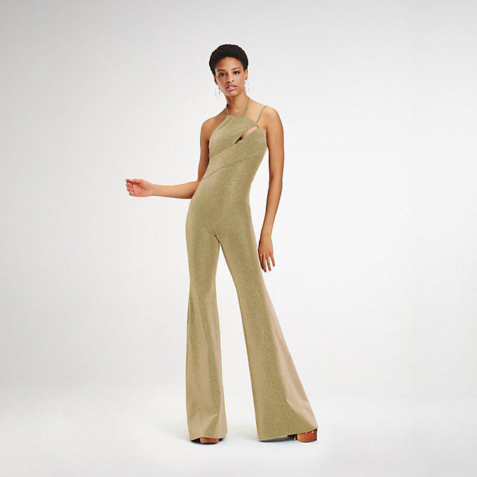 tommy hilfiger glitter jumpsuit