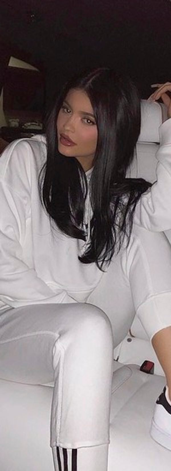 Keep it casual like Kylie Jenner in white hoodie by Adidas | MailOnline