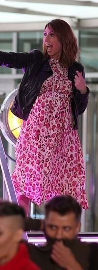 mango pink leopard print dress