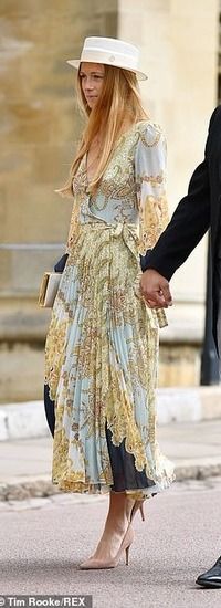 h&m scarf print dress