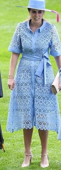 maje blue lace dress