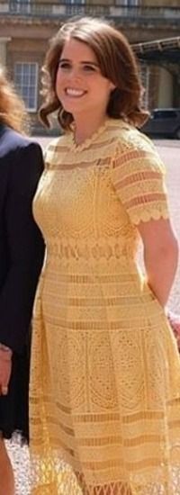 Princess Eugenie's\u0026nbsp;yellow dress 