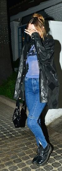Steal Bella Hadid S Style With Slit Jeans From Cotton Citizen Mailonline