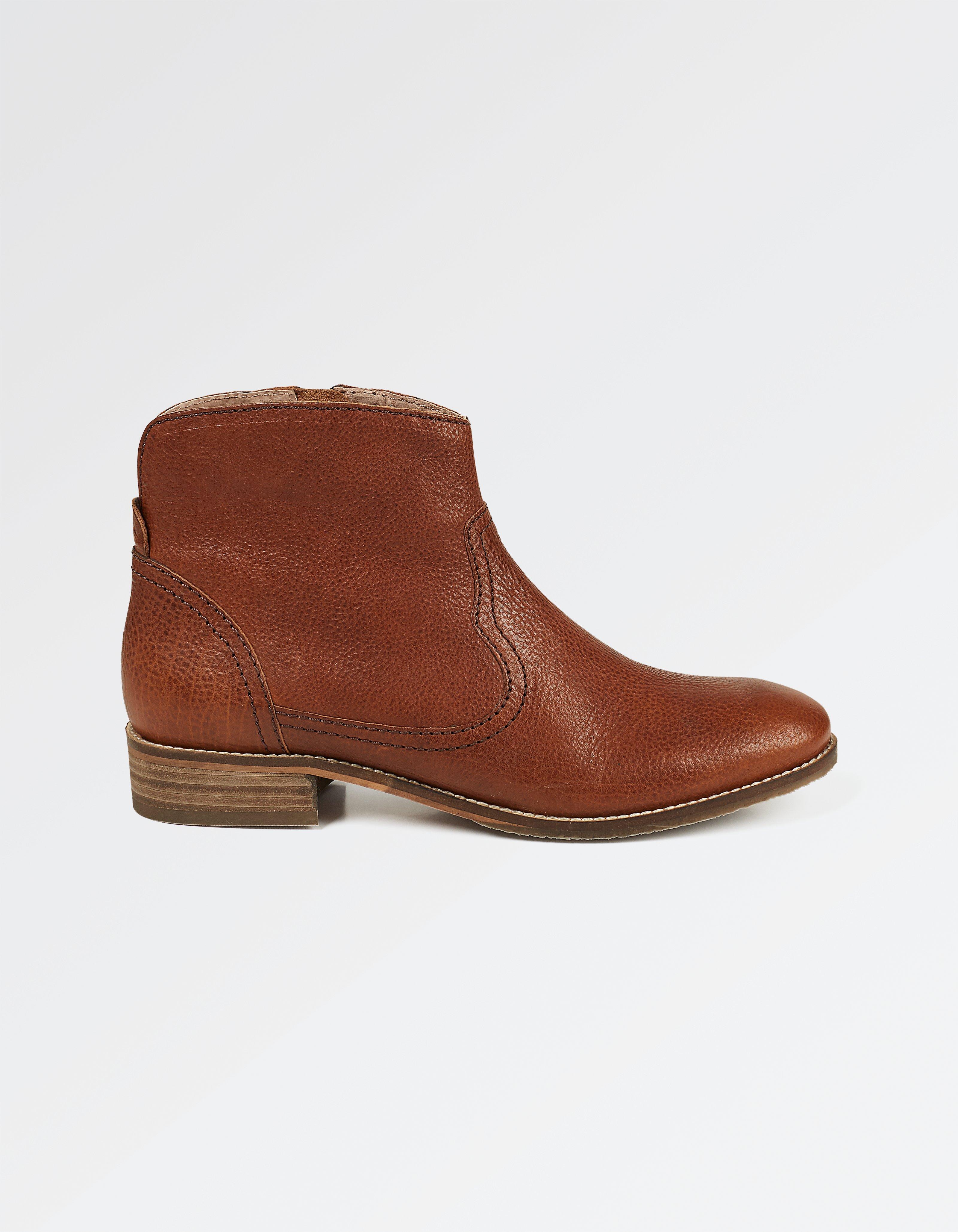 fat face brown ankle boots