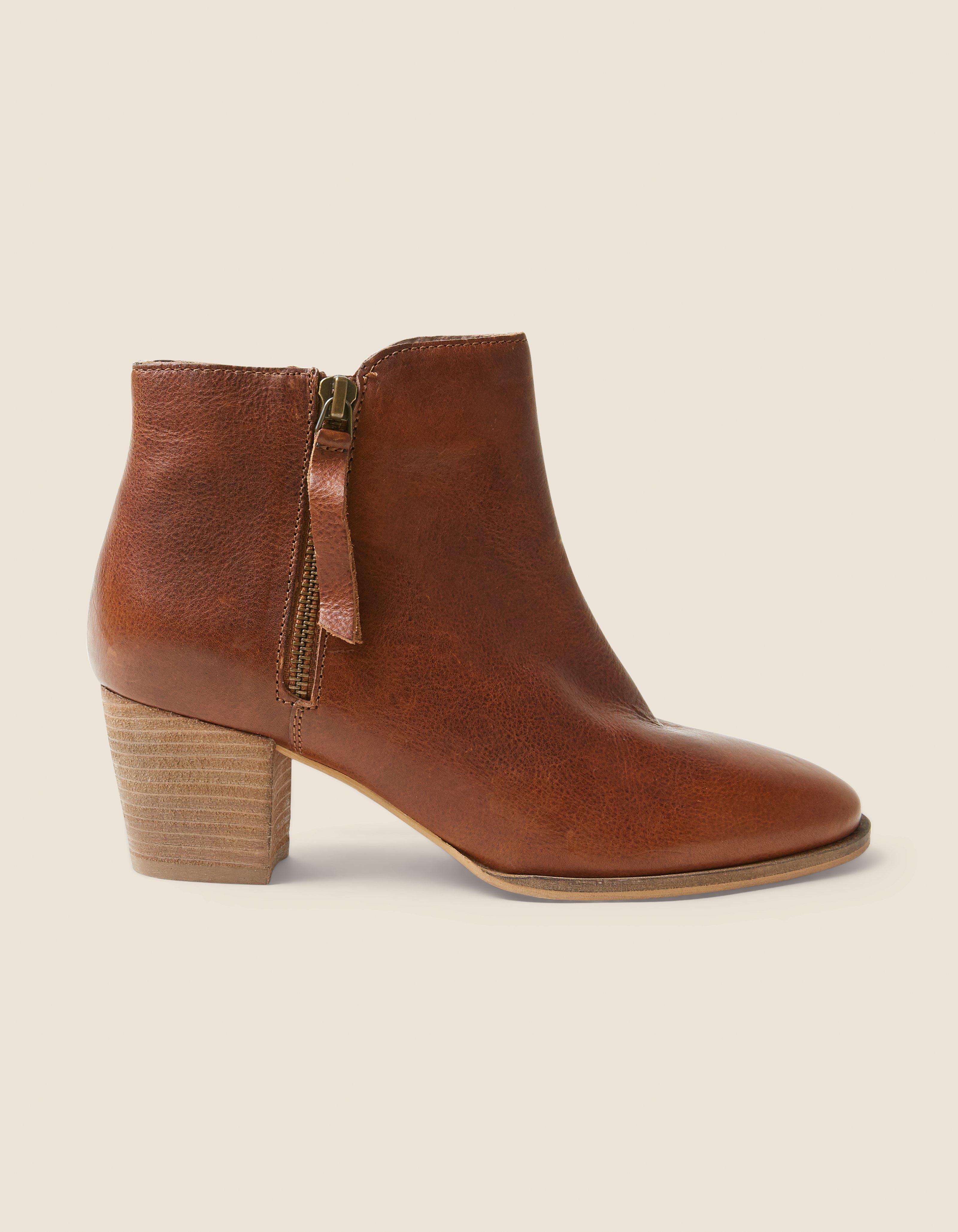 Fat Face Acorn Zip Ankle Boots 