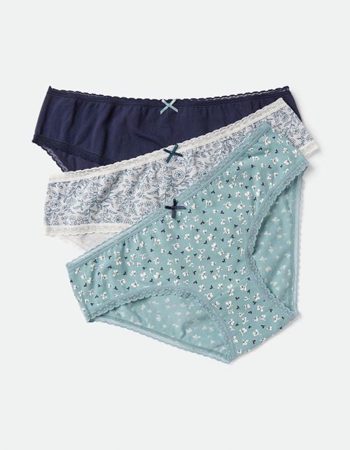 Pointelle Lace Mini Briefs